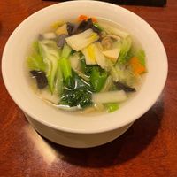 Vegetable soup noodles with greenhouse   at China Dining Hiten in Nara