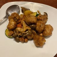 Cashew stir fry with soy ‘meat' #Veganuary at China Dining Hiten in Nara