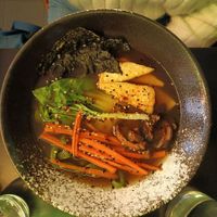 Noodle ramen at Veginity in Dublin