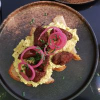 Chorizo Scramble at Veginity in Dublin