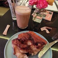 Cinnamon rool at Veginity in Dublin