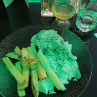 The seitan steak (it tasted better than it looked) at Veginity in Dublin