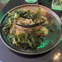 Pan fried double Seaweed Vish  at Veginity in Dublin
