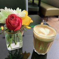 Latte  at Veginity in Dublin