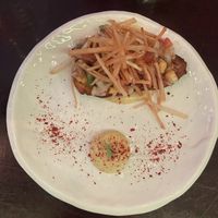 Sweet potato fritters   at Veginity in Dublin