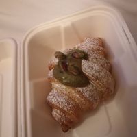 Pistachio crossaint at Veginity in Dublin