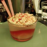 Summer Rhubarb Dessert at Veginity in Dublin