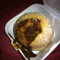 Caramel doughnut   at Veginity in Dublin