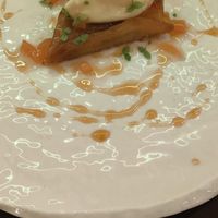 Pear and orange dessert at Veginity in Dublin