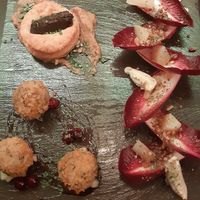 Shared starter plate at Veginity in Dublin