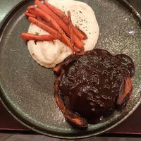 Wellington with garlic celeriac mash and pepper gravy at Veginity in Dublin