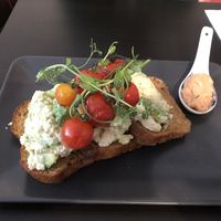 Avocado toast at Veginity in Dublin