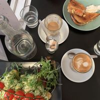 Avocado toast & cheese toasty  at Veginity in Dublin