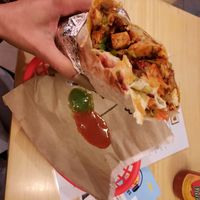 Tofu vegan burrito at Trippy Taco in Fitzroy