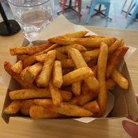 Trippy Fries - Smokey Paprika Seasoning I believe  #Veganuary at Trippy Taco in Fitzroy