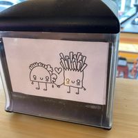Cute Napkin Holder #Veganuary at Trippy Taco in Fitzroy