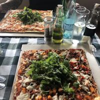 Both vegan pizza  at Bits 'n Pizzas in Swakopmund
