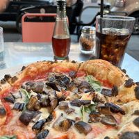 Norma (eggplant) pizza   at Lucia's in Berkeley