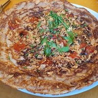 Avocado Pfannkuchen at Zum Guten Glück in Zurich