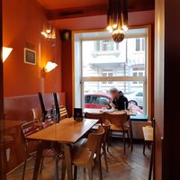 Seating in the back at Zum Guten Glück in Zurich