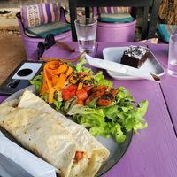 Italian bread special 2 with brownie at Kaya Caffe in Koh Lanta