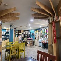 Interior of cafe   at Sheroes Hangout in Agra