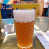 Peach ice tea. at Sheroes Hangout in Agra