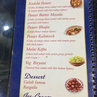 Menu at Sheroes Hangout in Agra