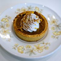 Pumpkin Tart at Comptoir Veggie in Paris