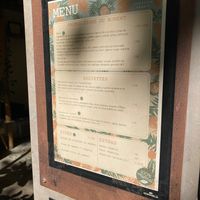 Menu at Comptoir Veggie in Paris