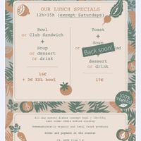 Menu September 2024 at Comptoir Veggie in Paris