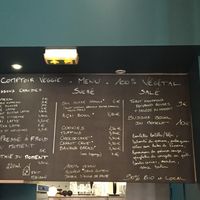 Many options and ingredients of Buddha bowl  at Comptoir Veggie in Paris