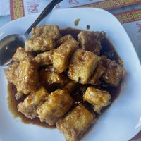 Mandarin tofu- confirmed vegan   at Great Wall in Monterey