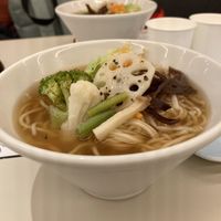 Vegan ramen noodles  at Vege Deli Kanna - Shokudo in Kyoto