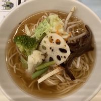 Delicious vegan ramen at Vege Deli Kanna - Shokudo in Kyoto