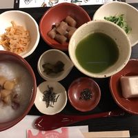 the sweet potato set menu at Vege Deli Kanna - Shokudo in Kyoto