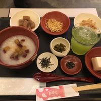 Sweet potato set  at Vege Deli Kanna - Shokudo in Kyoto