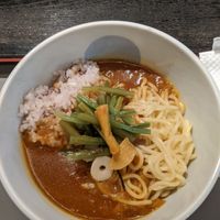 Curry soba-don at Vege Deli Kanna - Shokudo in Kyoto