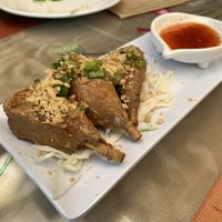 chicken drumsticks at Seattle Lotus Vegetarian in Seattle