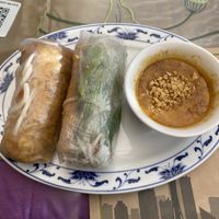 Horrible spring rolls  at Seattle Lotus Vegetarian in Seattle