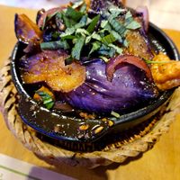 Eggplant and Tofu Hot Pot at Seattle Lotus Vegetarian in Seattle
