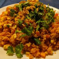 Tofu fried rice at Seattle Lotus Vegetarian in Seattle