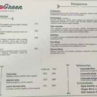 Breakfast Menu | Menú para Desayuno. at Tacogreen in Queretaro