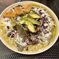 Chilaquilles  at Tacogreen in Queretaro