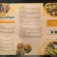 Brunch Menu 03/2023 at Tacogreen in Queretaro