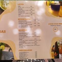 Menú lado 2 at Tacogreen in Queretaro