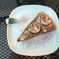 pastel de chocolate at Tacogreen in Queretaro