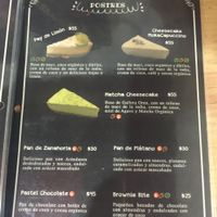 Desserts at Tacogreen in Queretaro