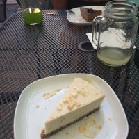 Vegan 'Lime' Cheesecake  at Tacogreen in Queretaro