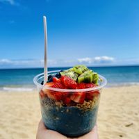 Small blue majik bowl  at Paia Bowls in Paia